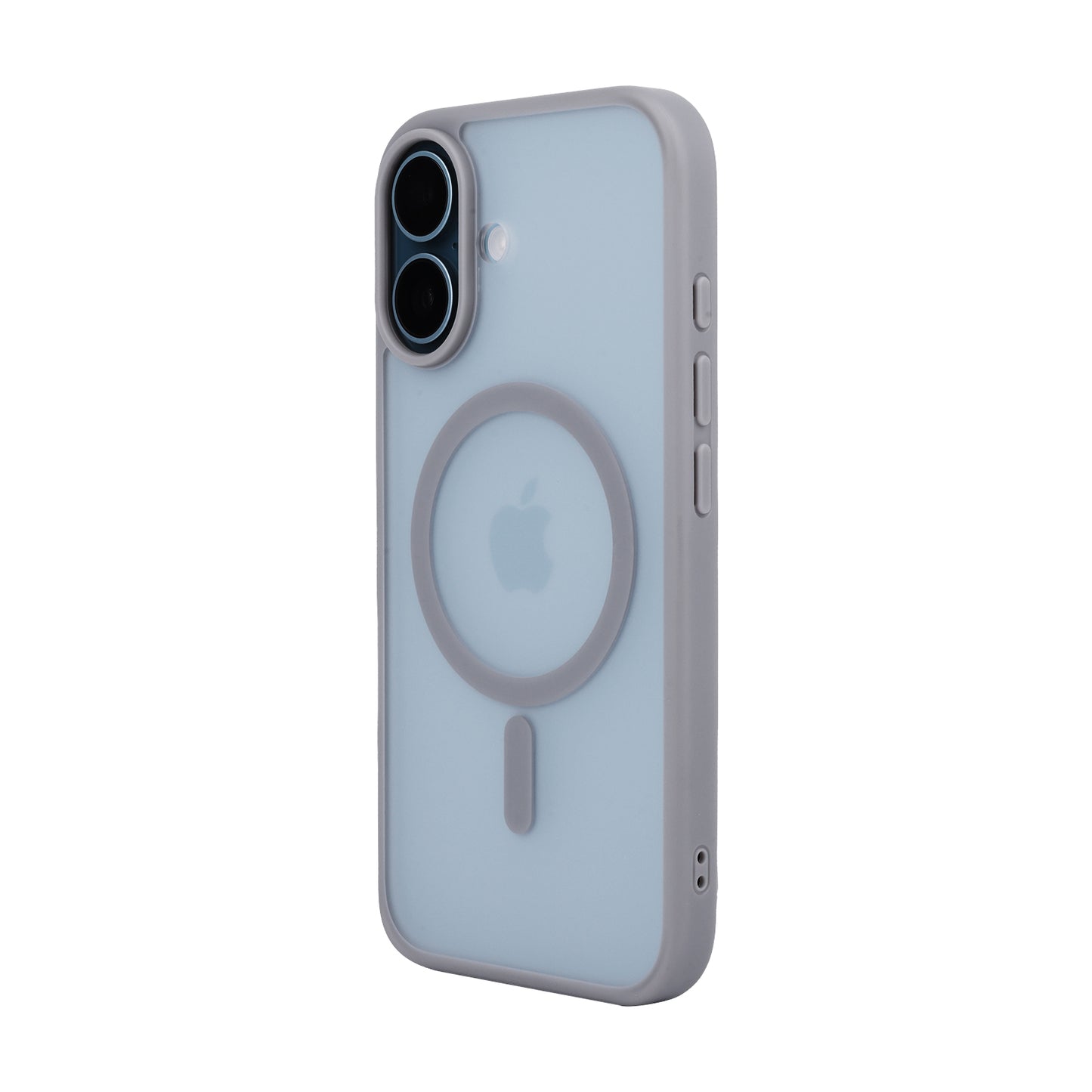 Tekne Matt MagSafe Case for iPhone 16 | Matte Finish | MagSafe Compatible & Scratch-Resistant - Grey