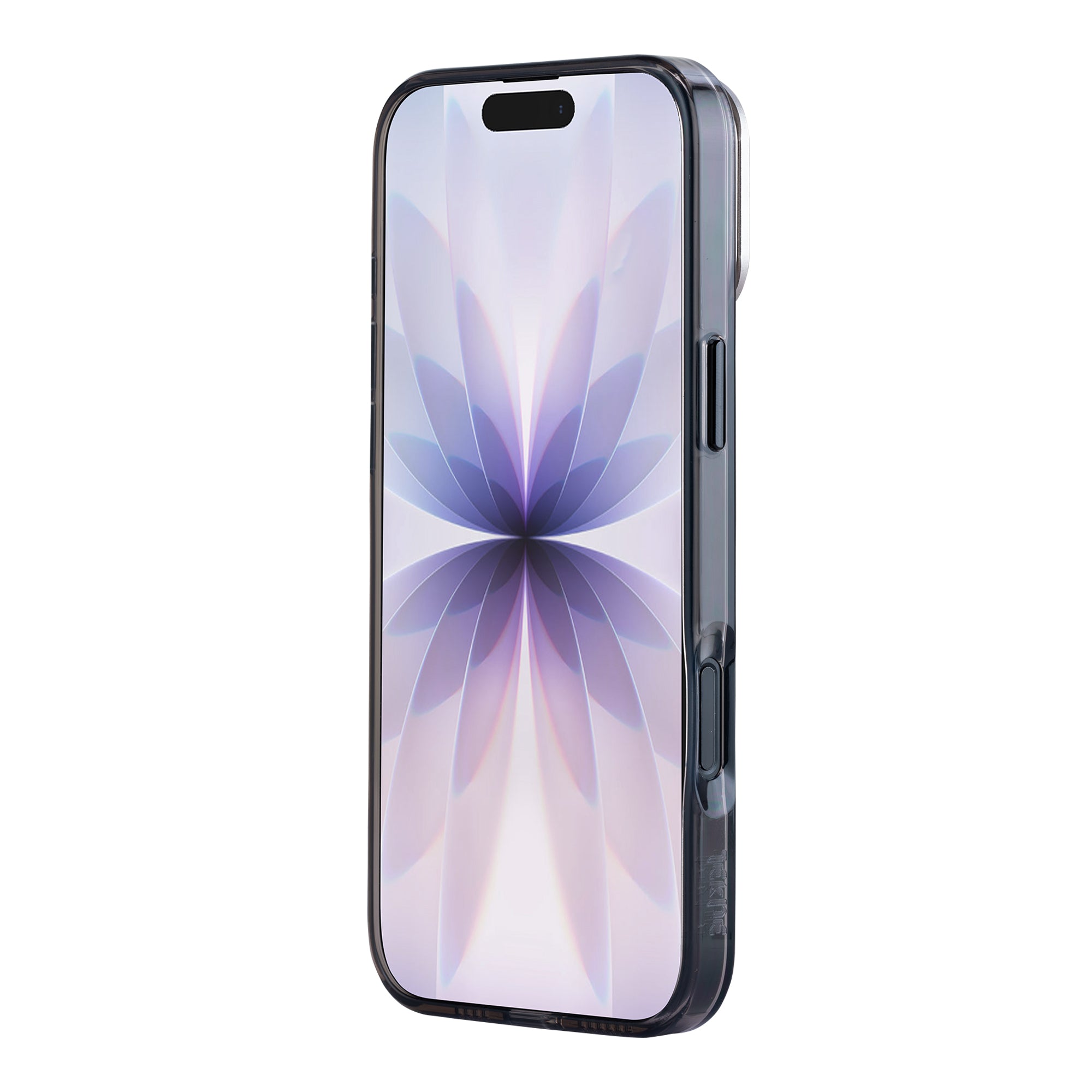 Tekne CRYSTAL Case with Metal Camera Stand for iPhone 16 Plus-Black