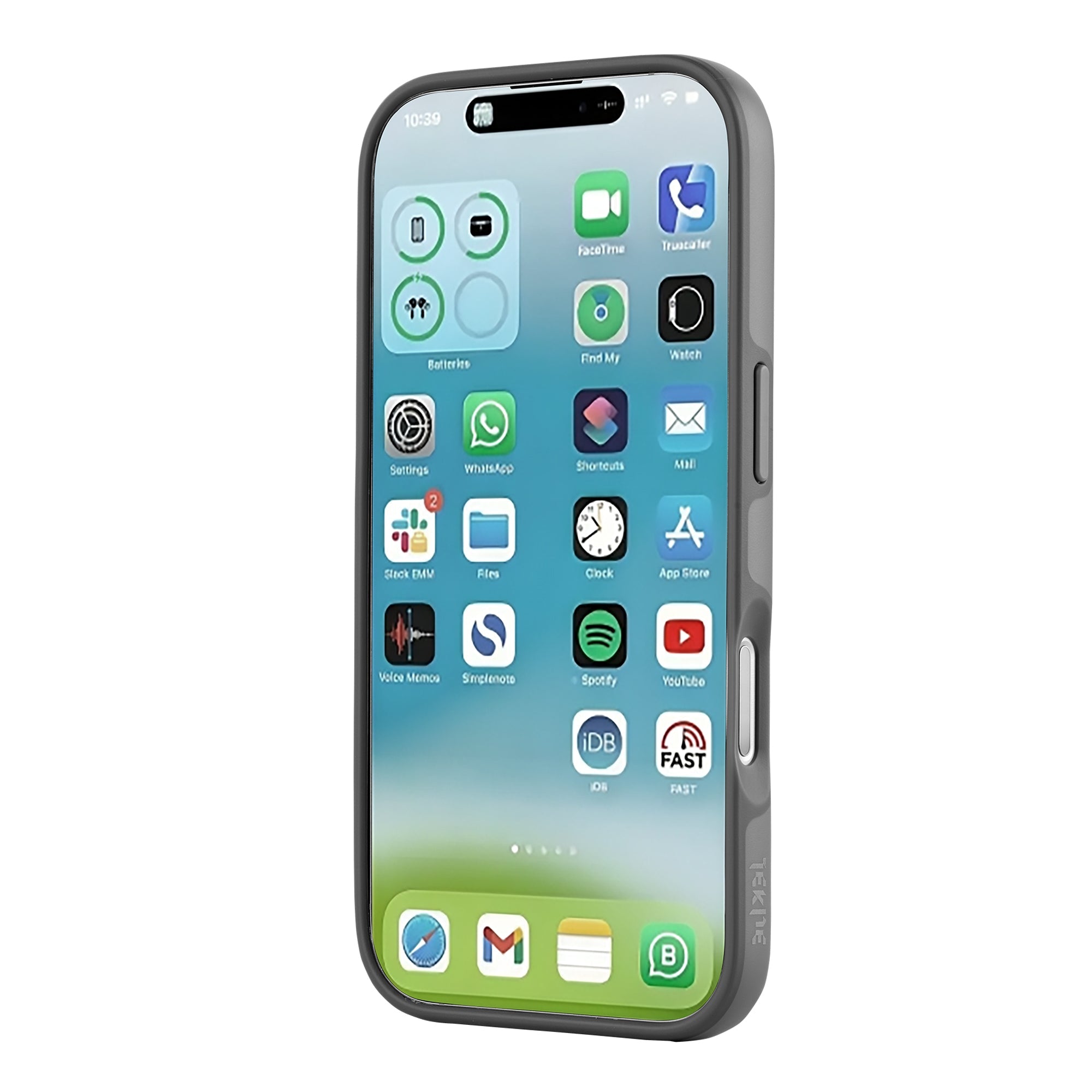 TEKNE Solid Duo MagSafe case for iPhone 17- Grey