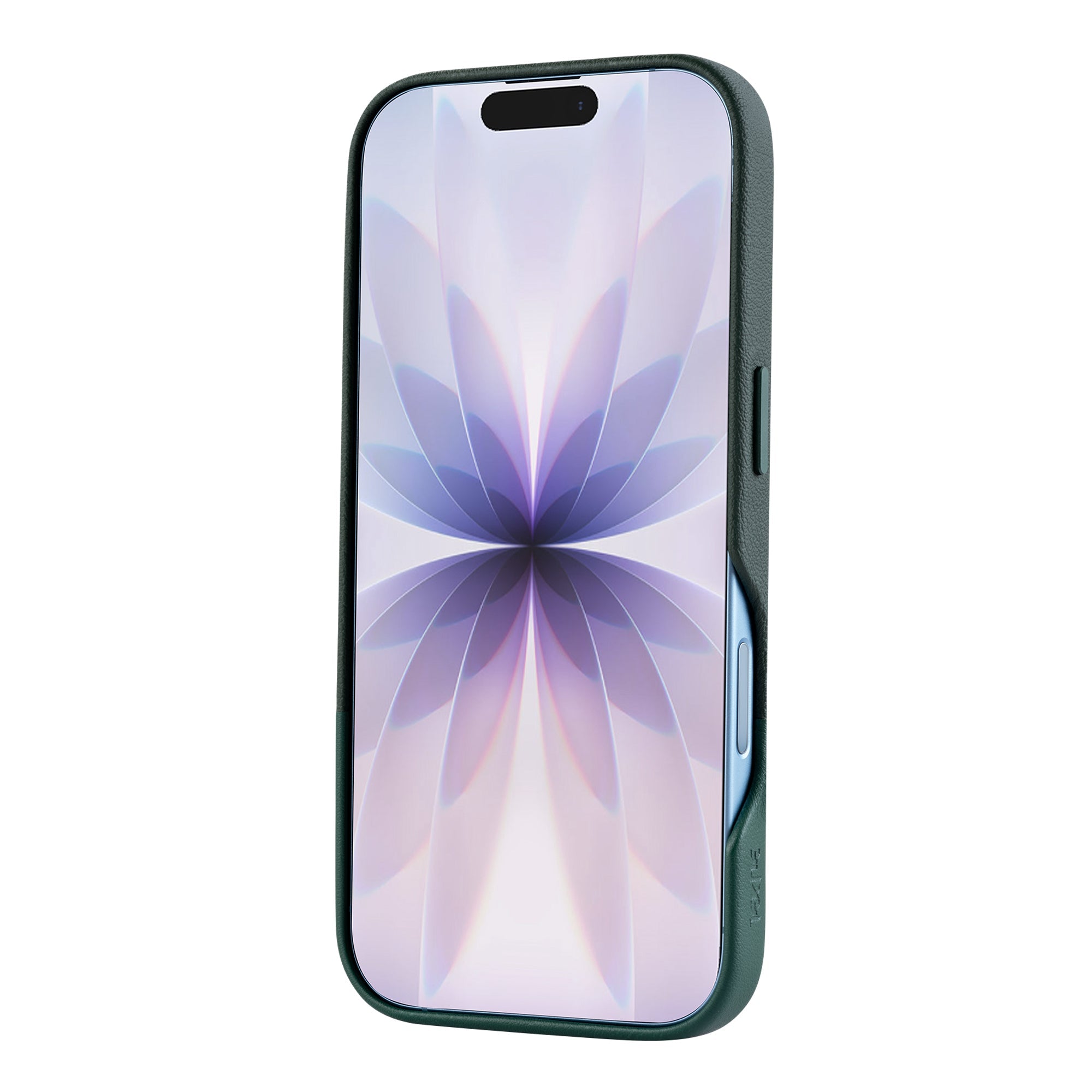 TEKNE DualTone Vegan Leather Case for iPhone 17-Green
