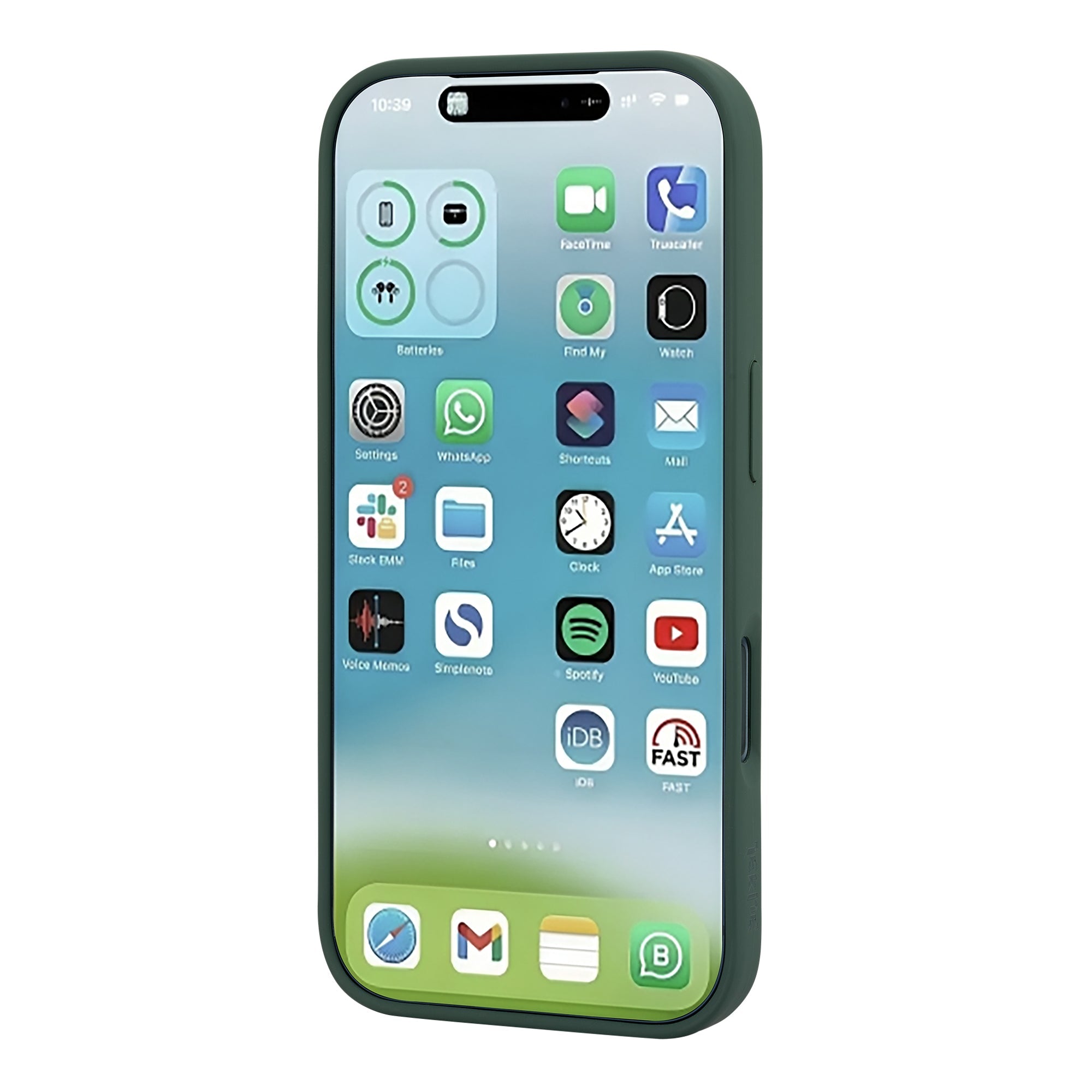 TEKNE Silicone Case Compatible with MagSafe for iPhone 17 Pro-Green