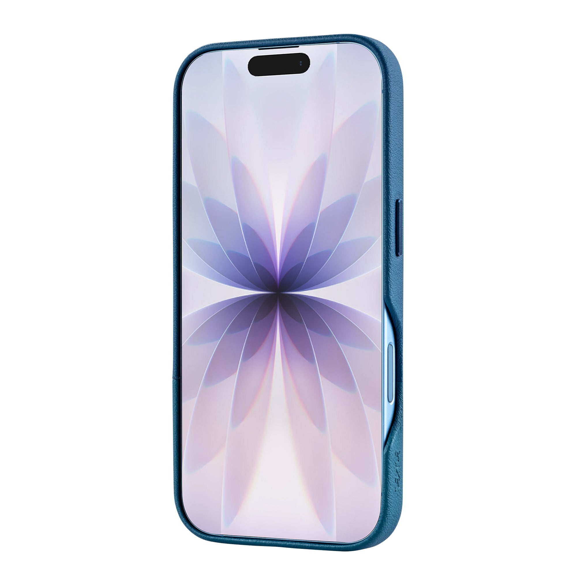 TEKNE DualTone Vegan Leather Case for iPhone 17 -Blue