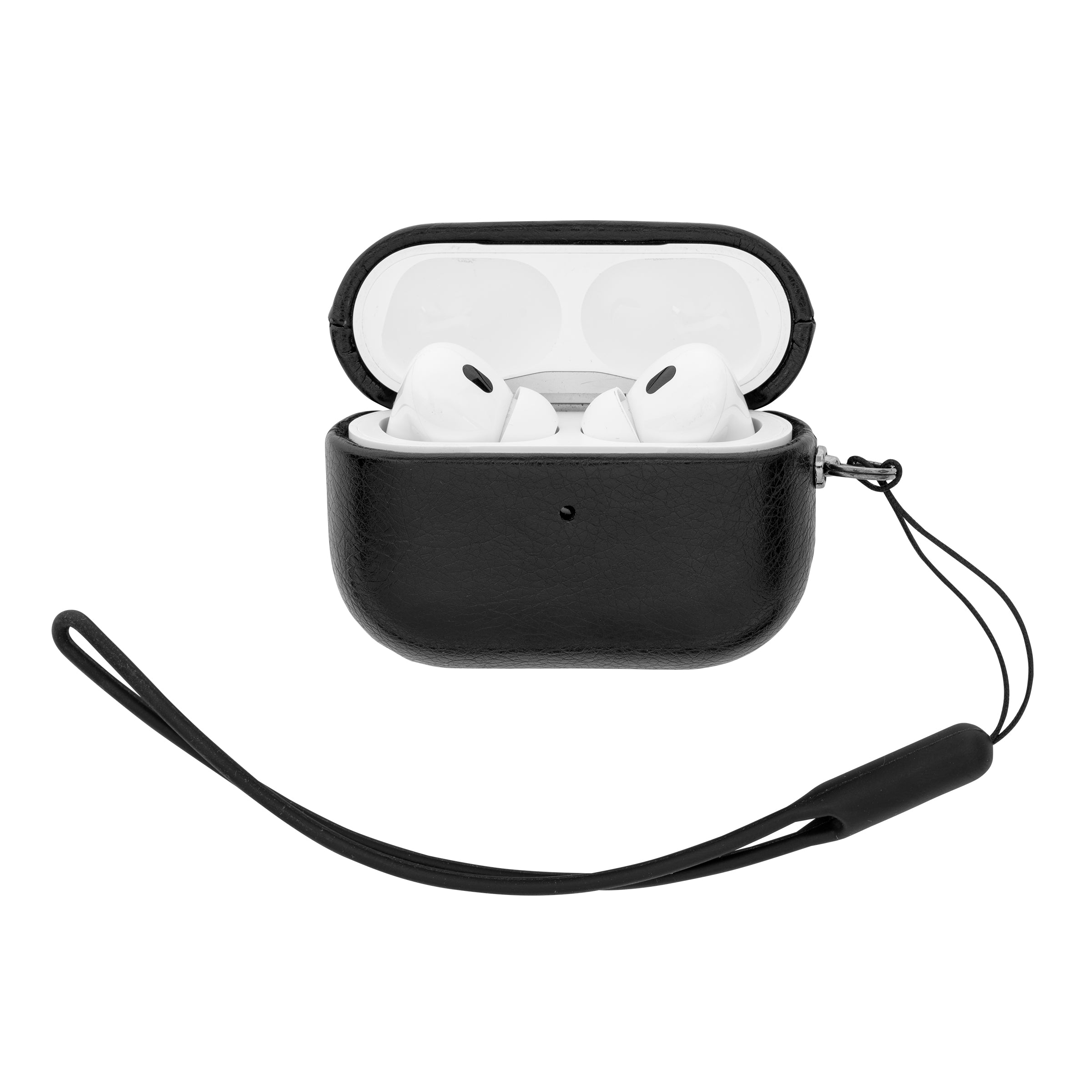 TEKNE Vegan Leather case for Airpods-Black