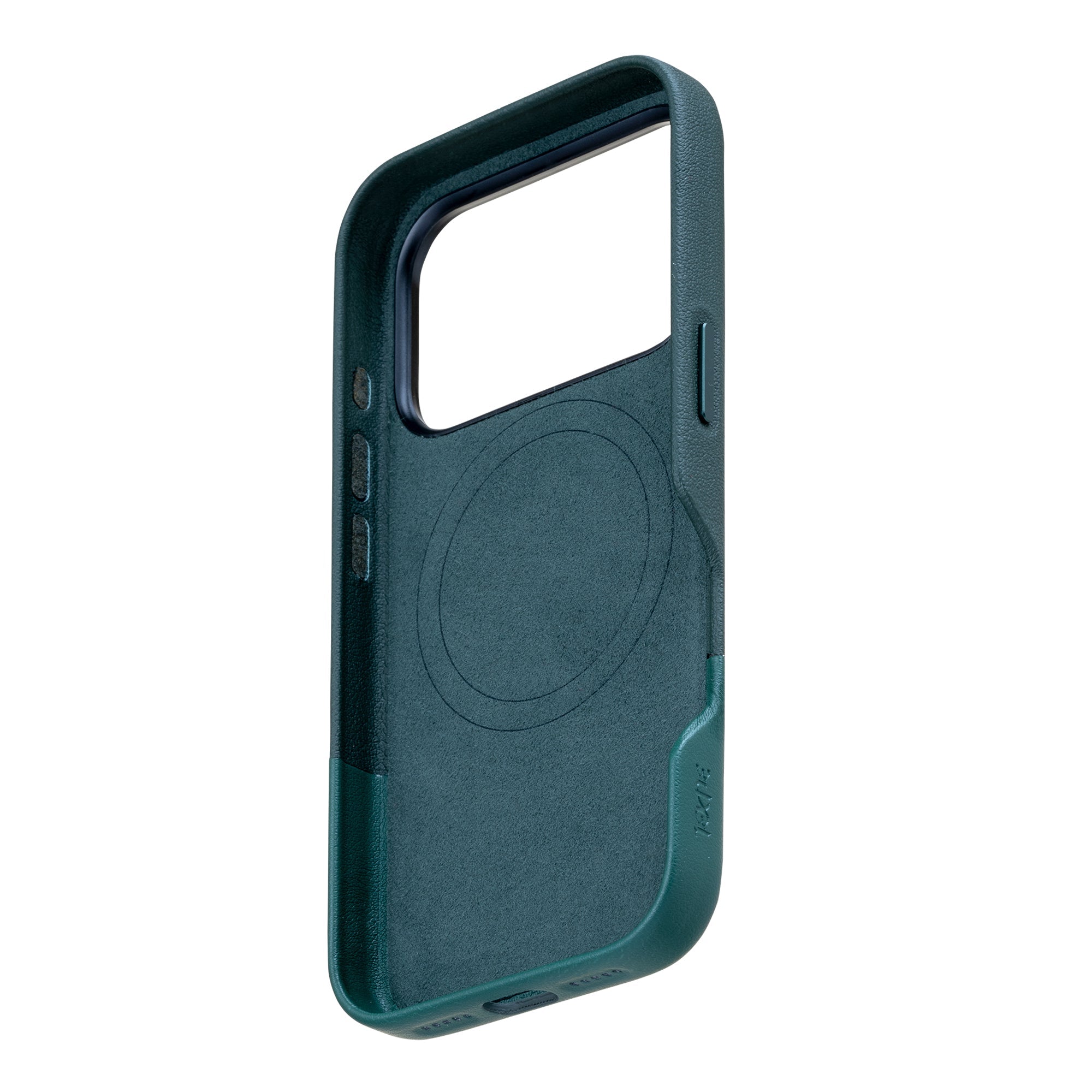 TEKNE DualTone Vegan Leather Case for iPhone 17 Pro- Green