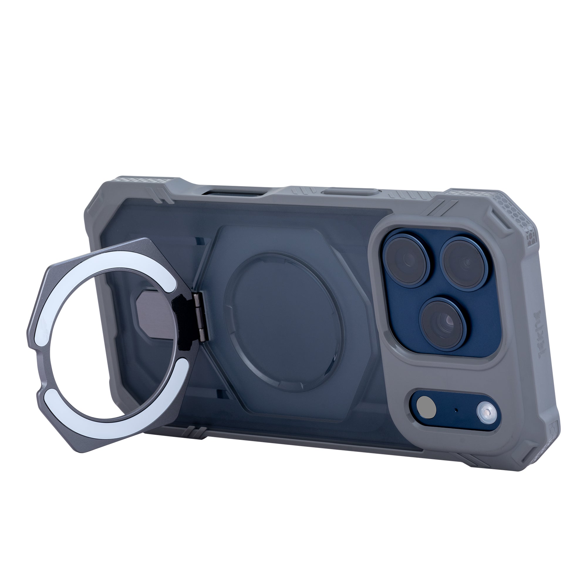 TEKNE Titan Defender Case for iPhone 17 Pro-Grey