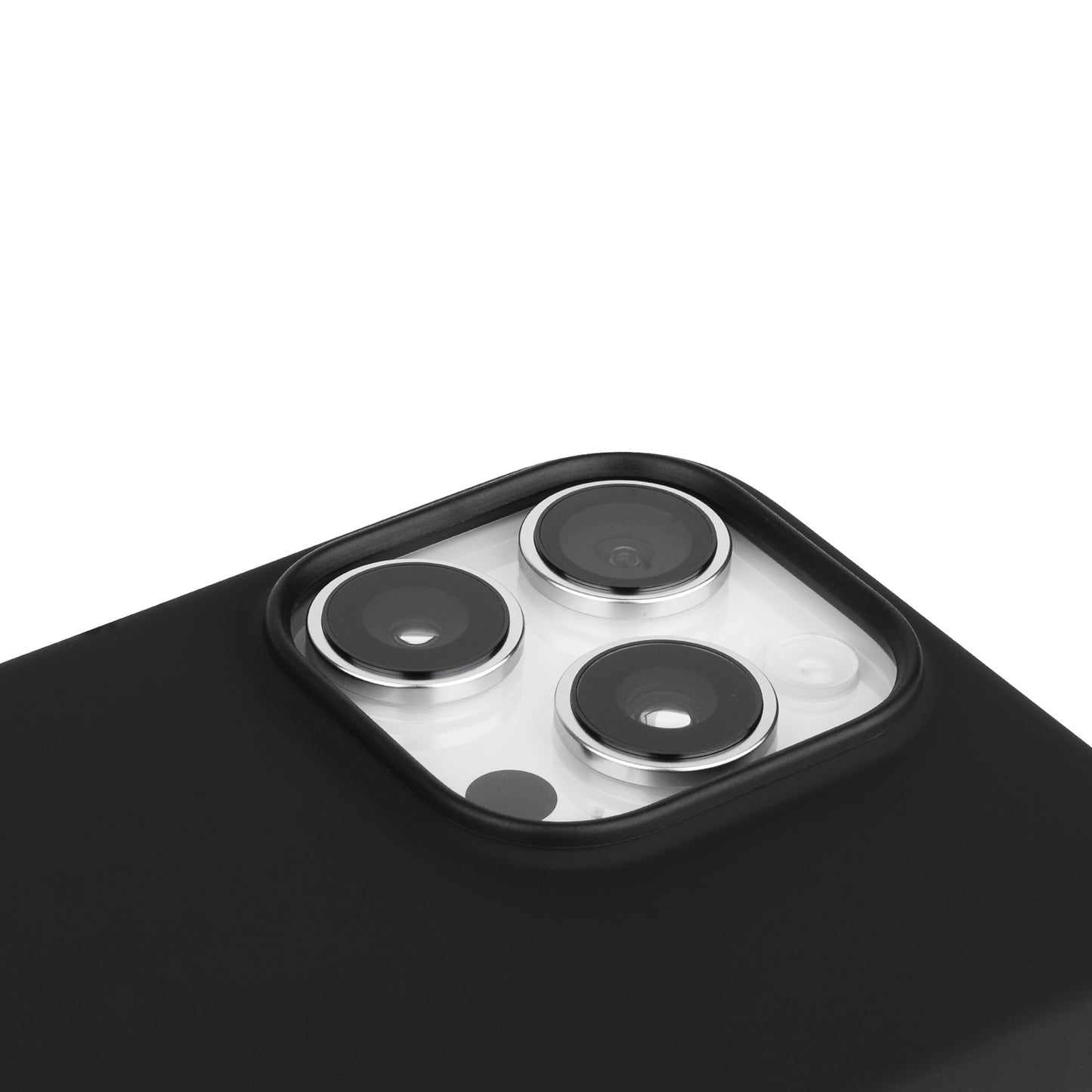 Tekne Silicone Case for iPhone 16 Pro | Soft-Touch Grip | Shockproof & Wireless Charging Compatible - Black
