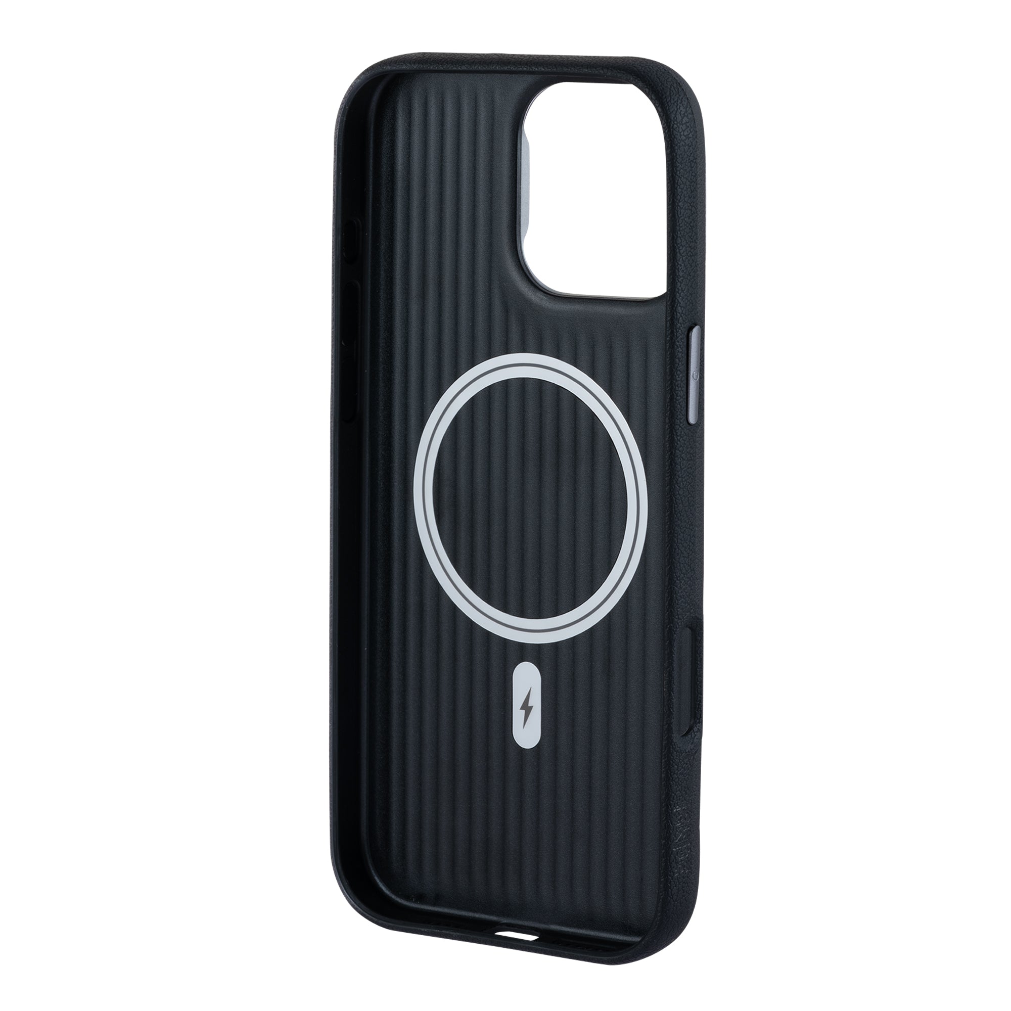 Tekne Vegan Leather Case for iPhone 16 Pro Max-Black