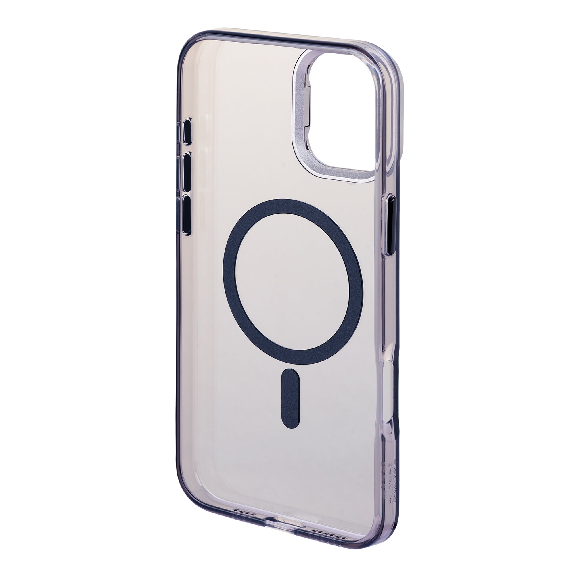 Tekne CRYSTAL Case with Metal Camera Stand for iPhone 16 Plus-Black