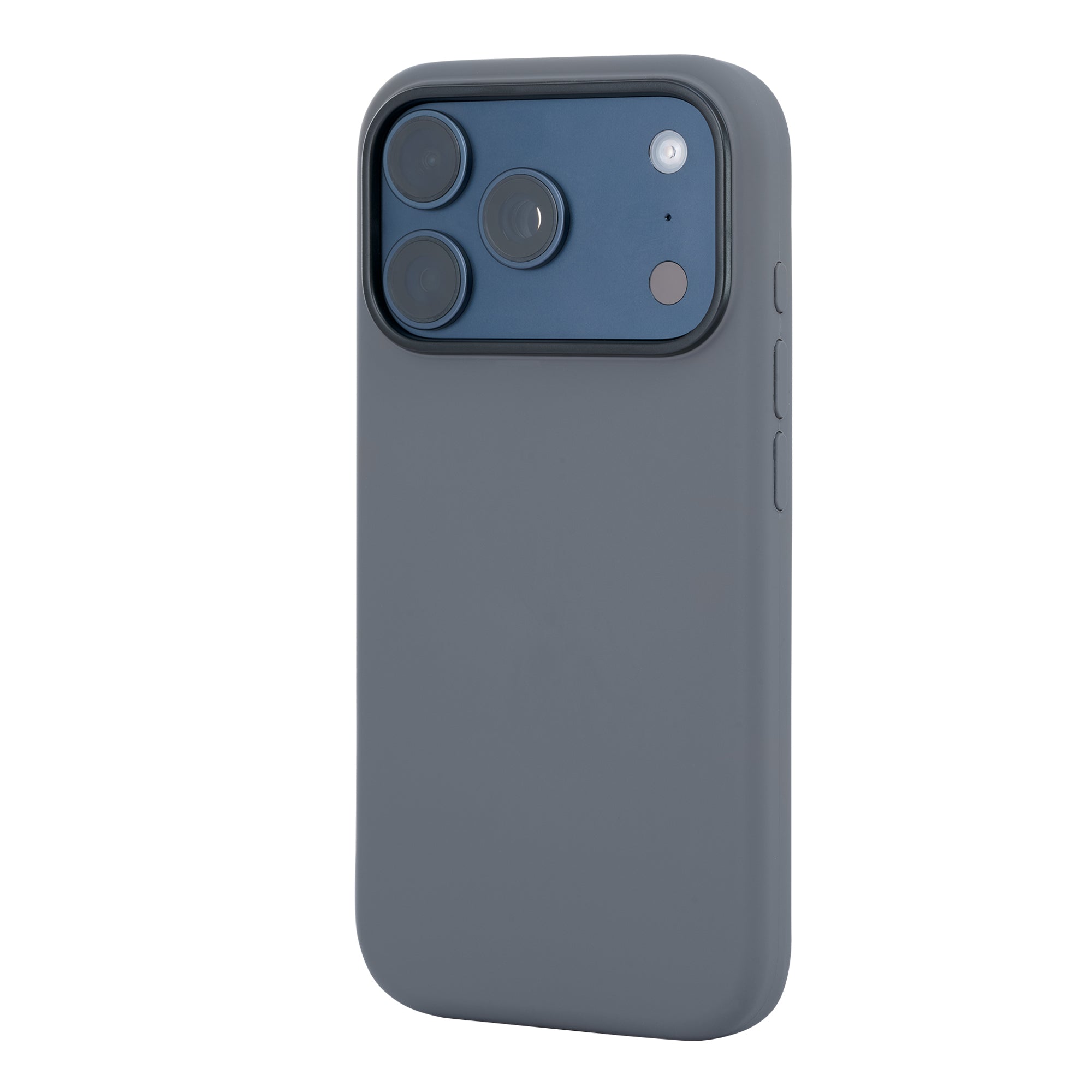 TEKNE Hybrid Frost Matte with stand Case for iPhone 17 Pro Max-Black