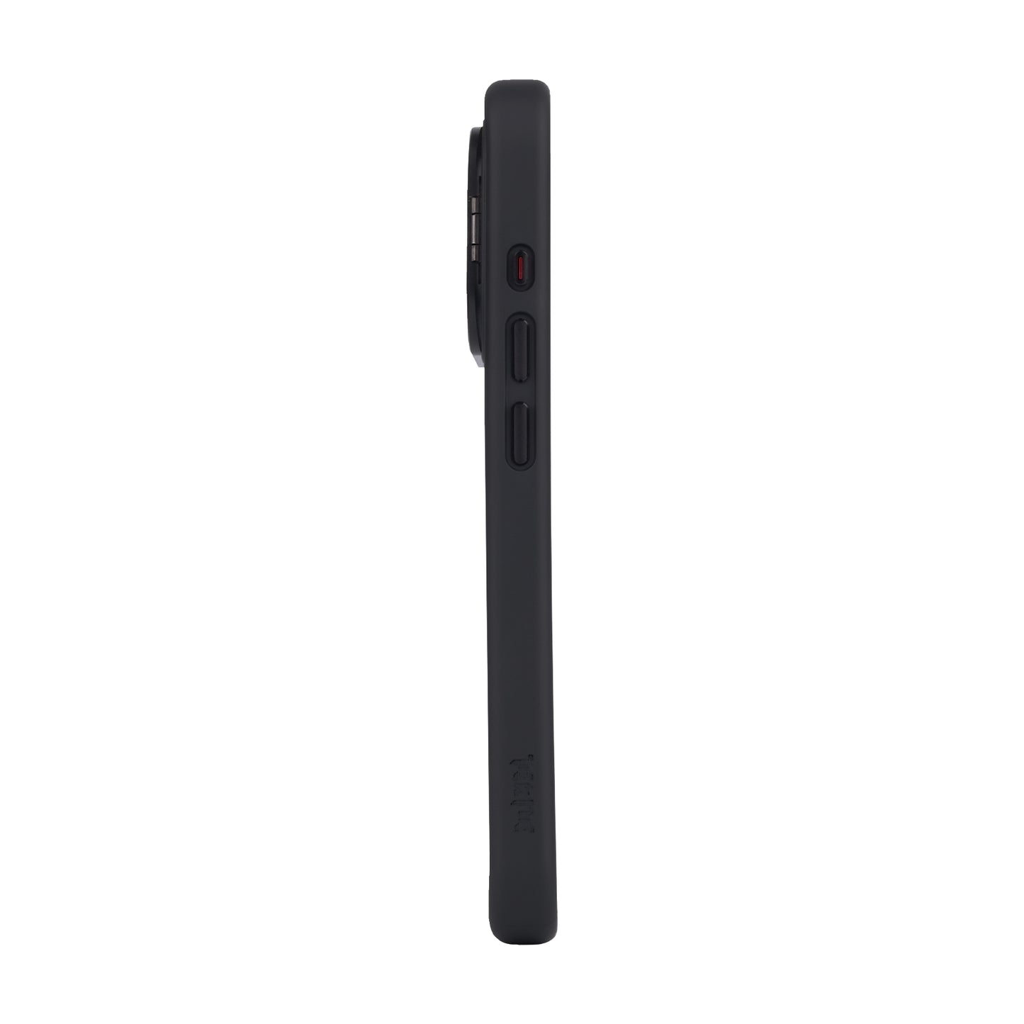 Tekne CLEAR Case with Camera Stand for iPhone 16 Pro Max | Slim, Transparent & Scratch-Resistant - Black