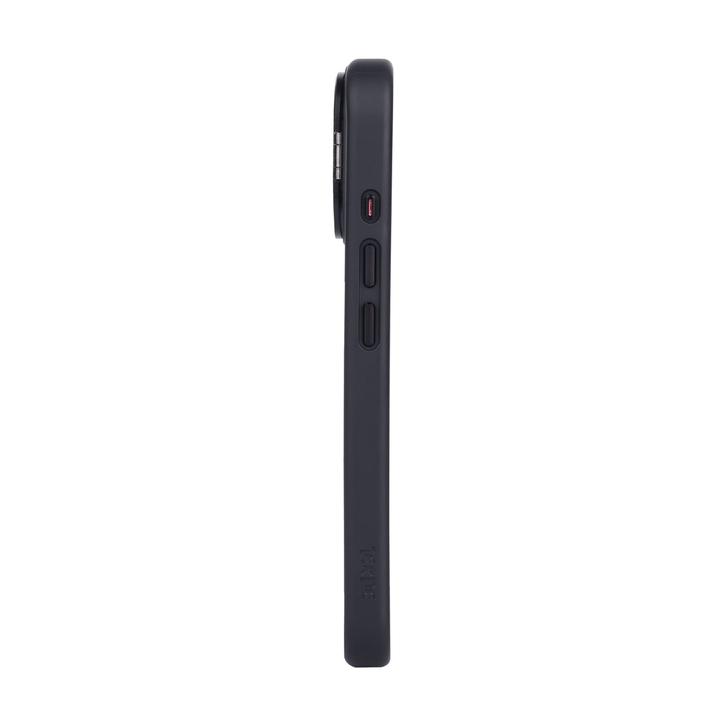 Tekne CLEAR Case with Camera Stand for iPhone 16 | Slim, Transparent & Scratch-Resistant - Black