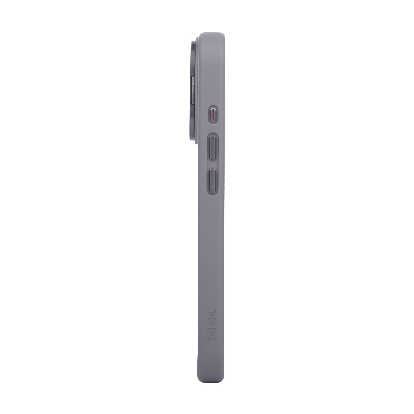 Tekne CLEAR Case with Camera Stand for iPhone 16 Pro | Slim, Transparent & Scratch-Resistant - Grey