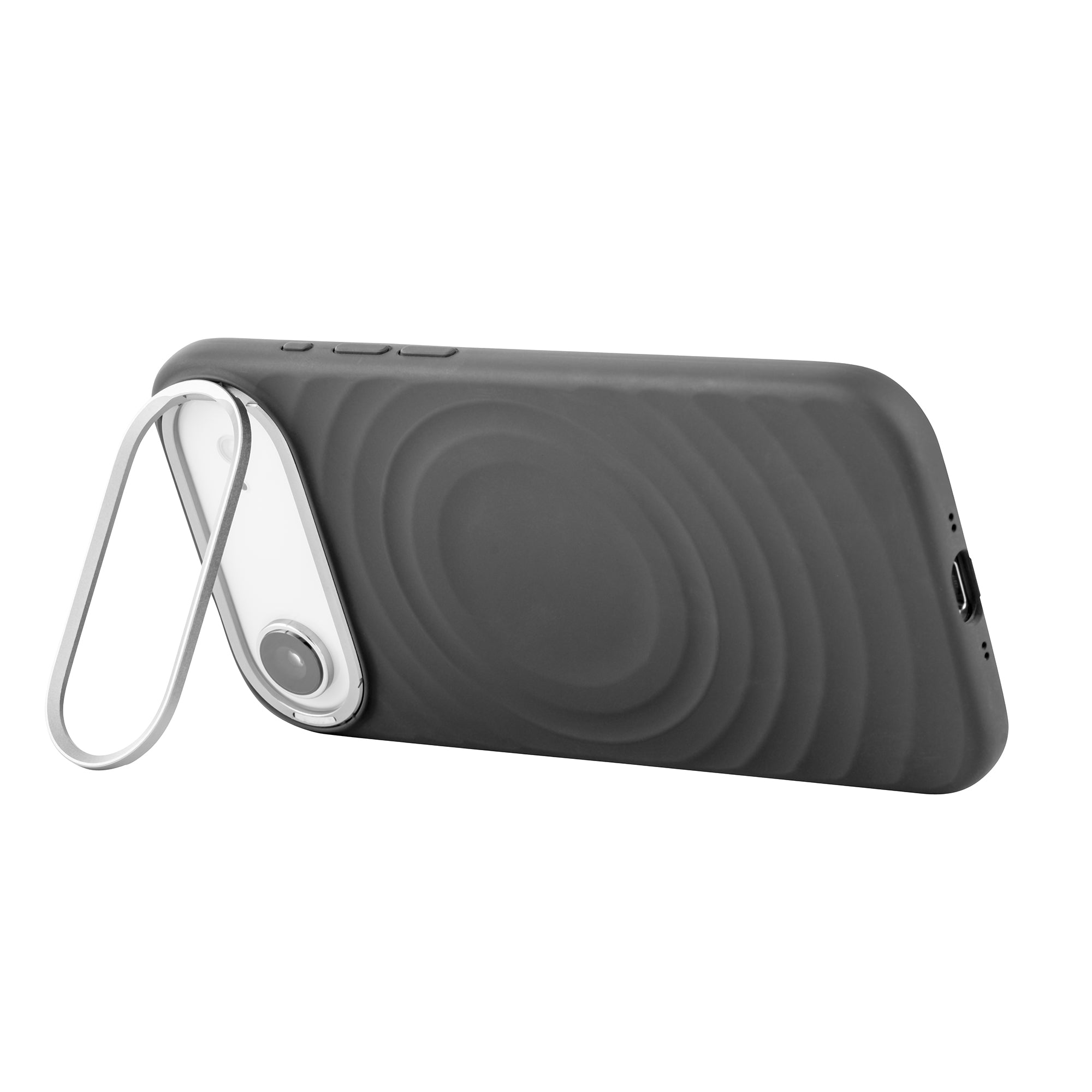 TEKNE WaveStand Silicone Case for iPhone 17 Air- Black