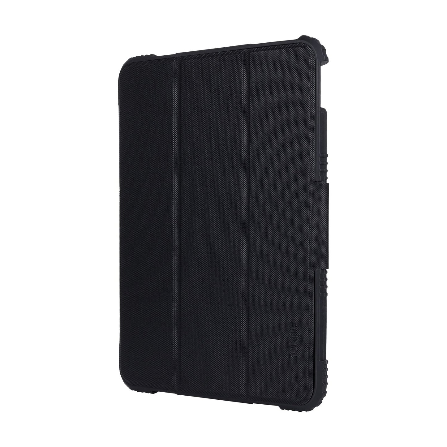 Tekne Shockproof Vegan Leather Case for iPad 10th Gen 10.9 inch | Stand Function | Drop Protection - Black