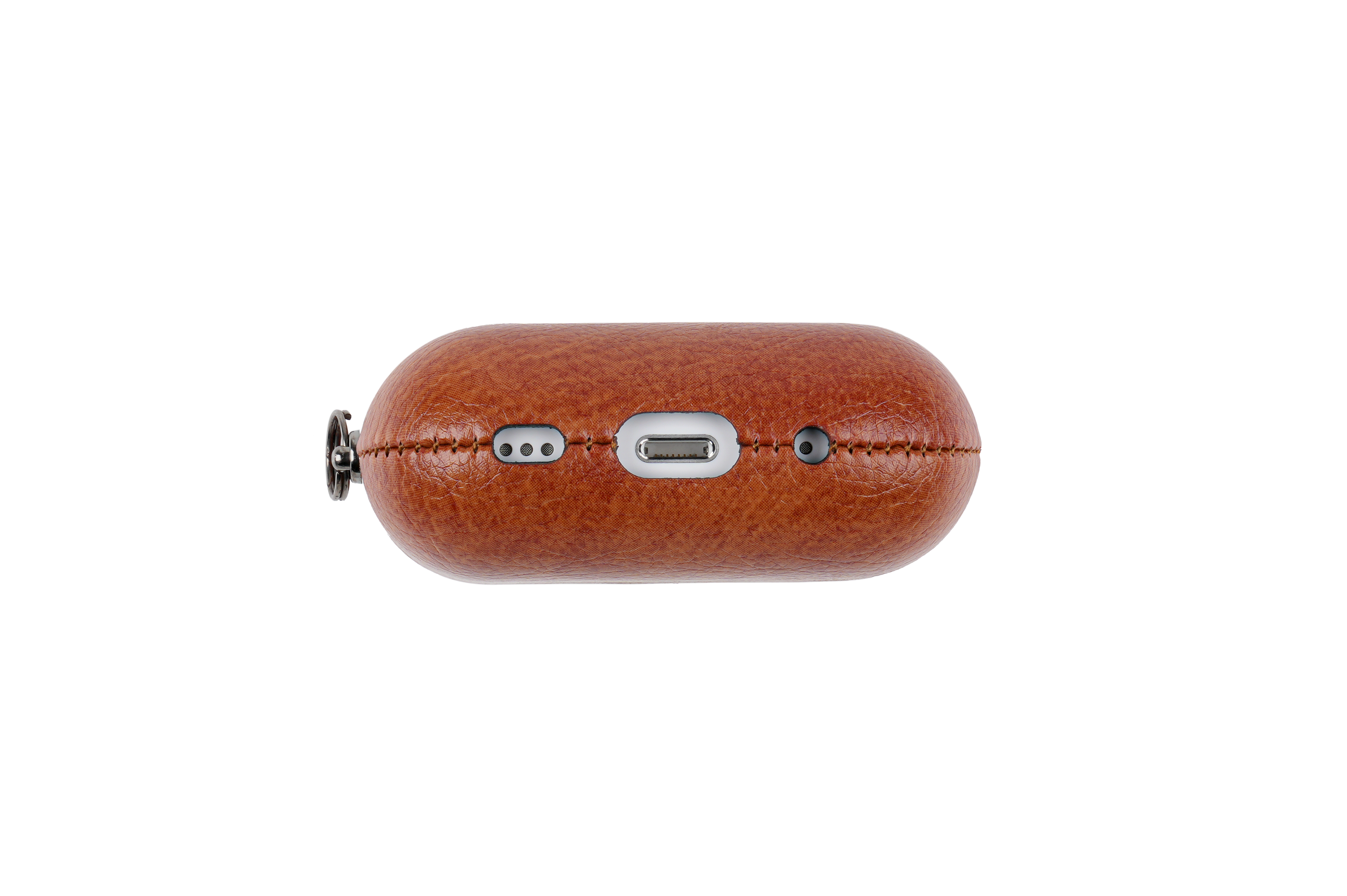 TEKNE Vegan Leather case for Airpods-Tan brown
