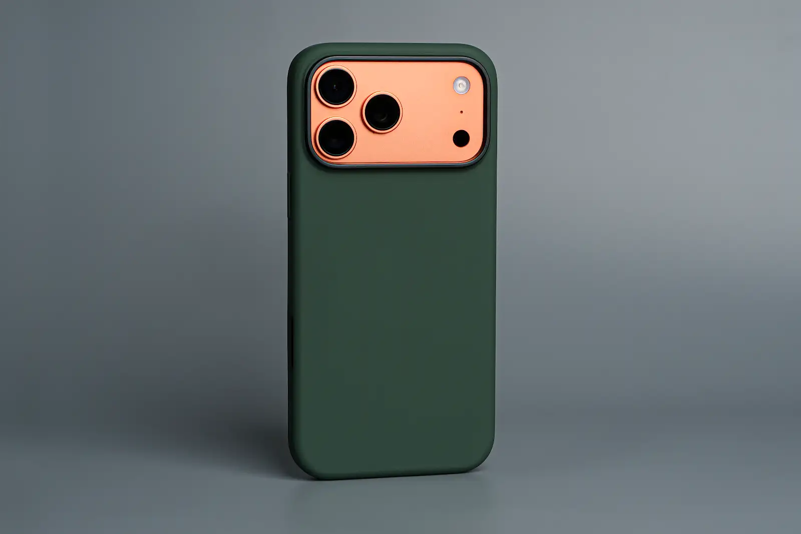 TEKNE Silicone MagSafe Case for iPhone 17 Pro Max-Green