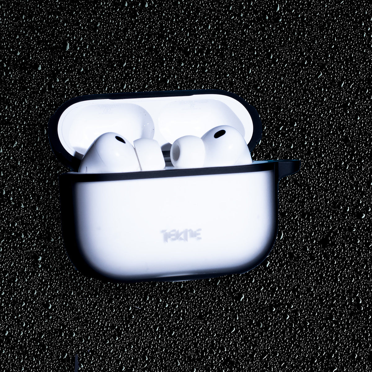 TEKNE Matt Hybrid Case for Airpods Pro3-Clear-Black