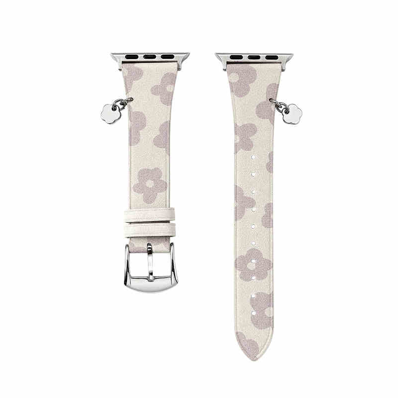 Tekne Floro Leather Band|Light Purple