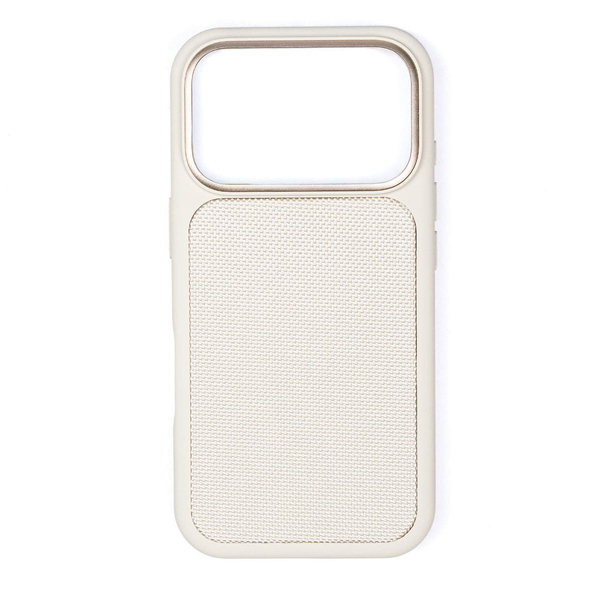 Tekne Silicone Weave case for iPhone 18 Pro- Cream