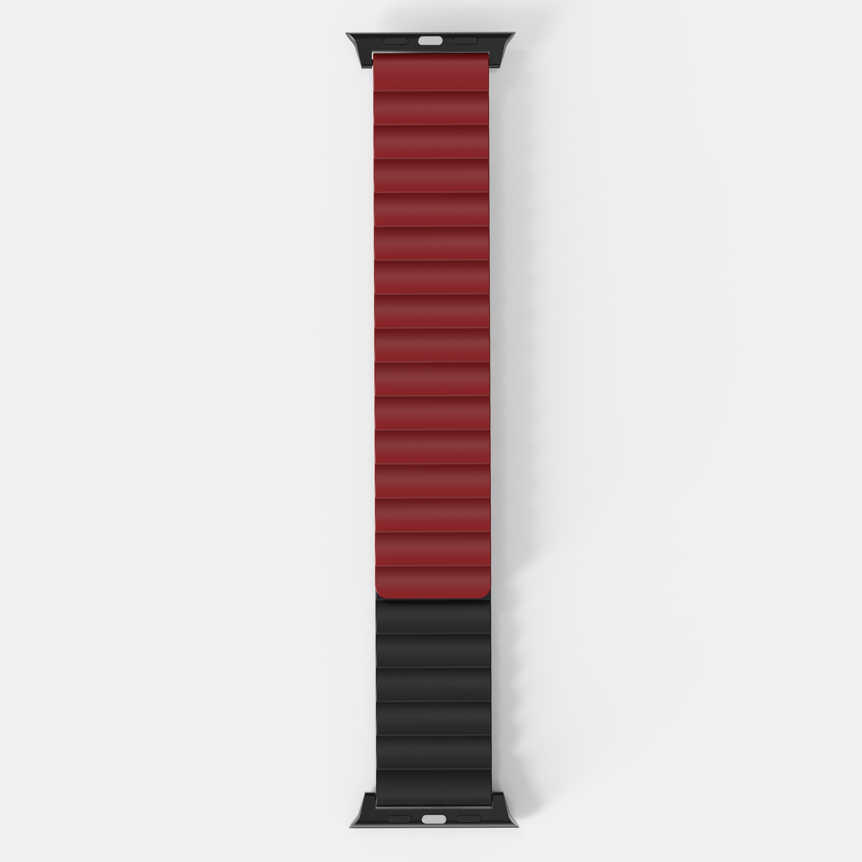 Tekne Reversible Magnetic Silicone Band|Red-Black