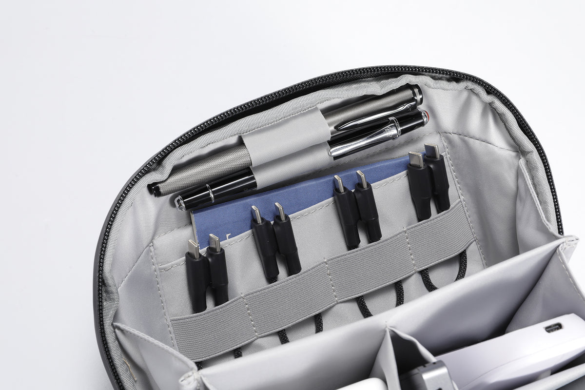 TEKNE Tech Organiser-Black