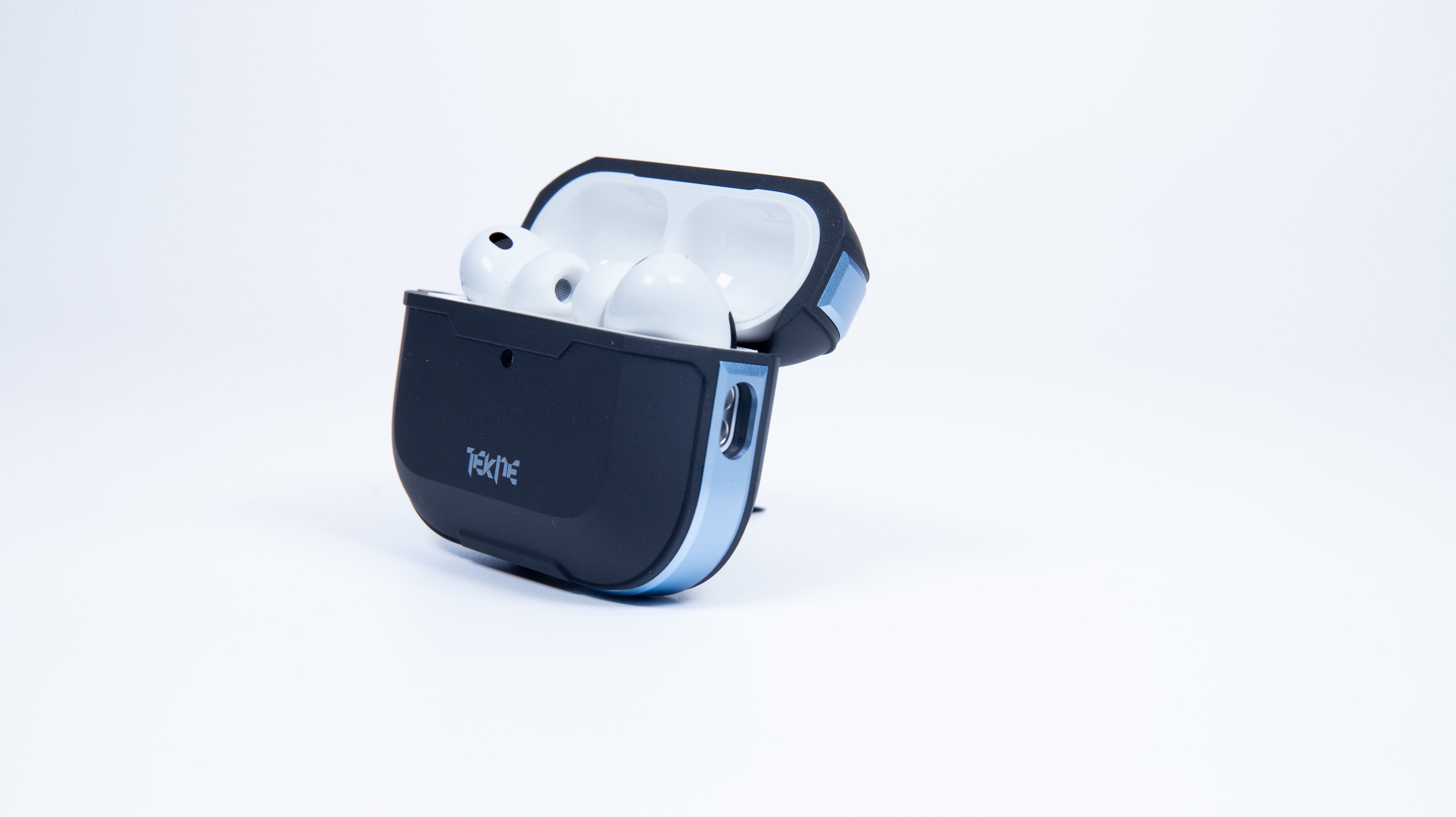TEKNE Shockproof-Aluminium Case for Airpods Pro3-Blue Black