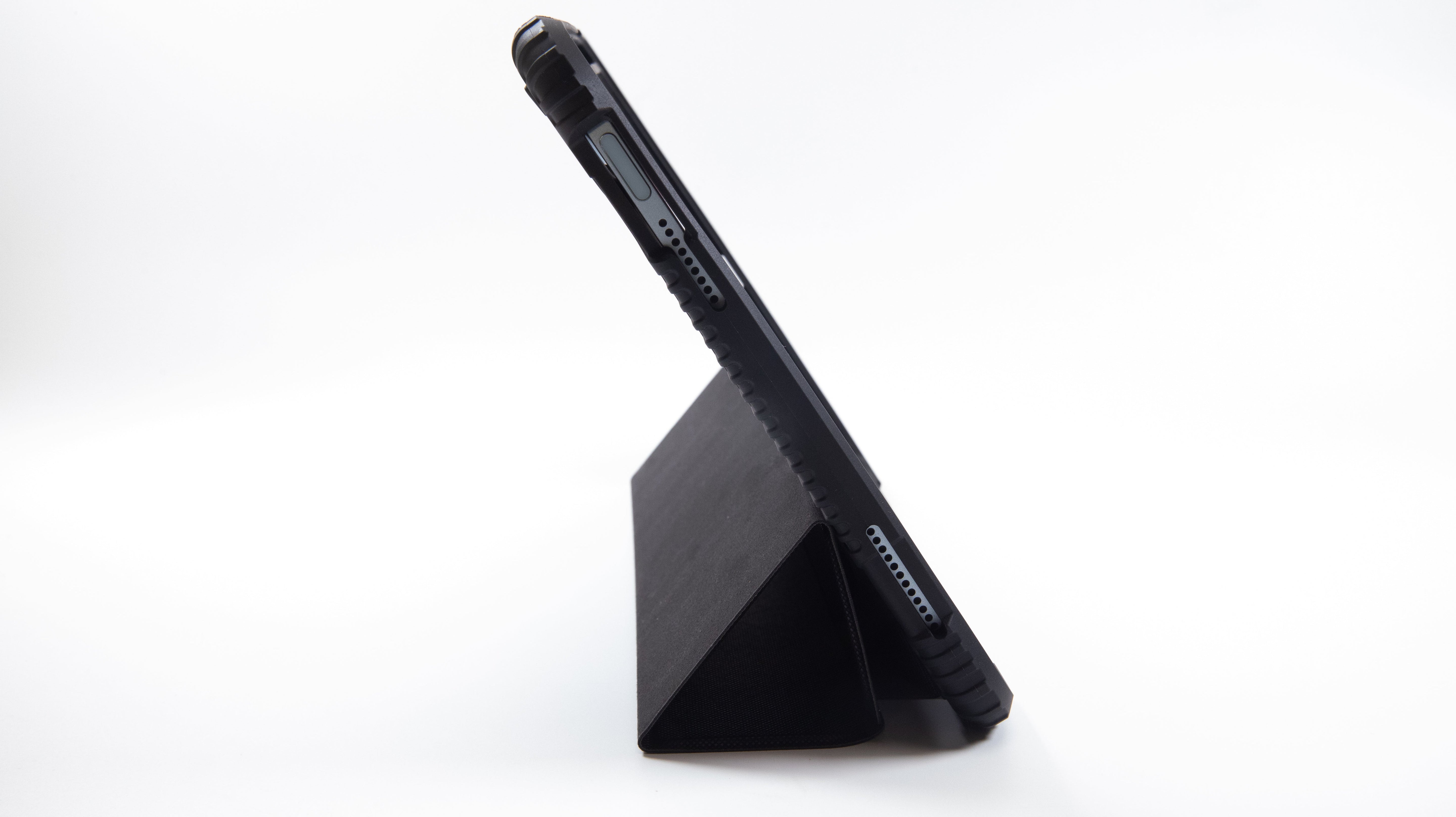 TEKNE Shockproof vegan leather case with stand function for New iPad 11" -Black