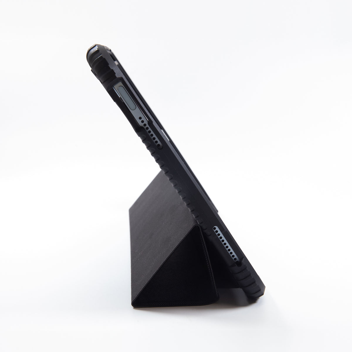 TEKNE Shockproof vegan leather case with stand function for New iPad 11" -Black