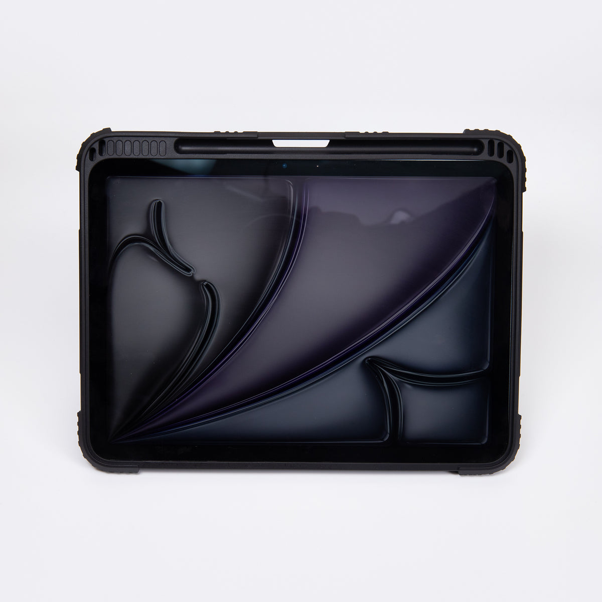 TEKNE Shockproof vegan leather case with stand function for New iPad 11" -Black