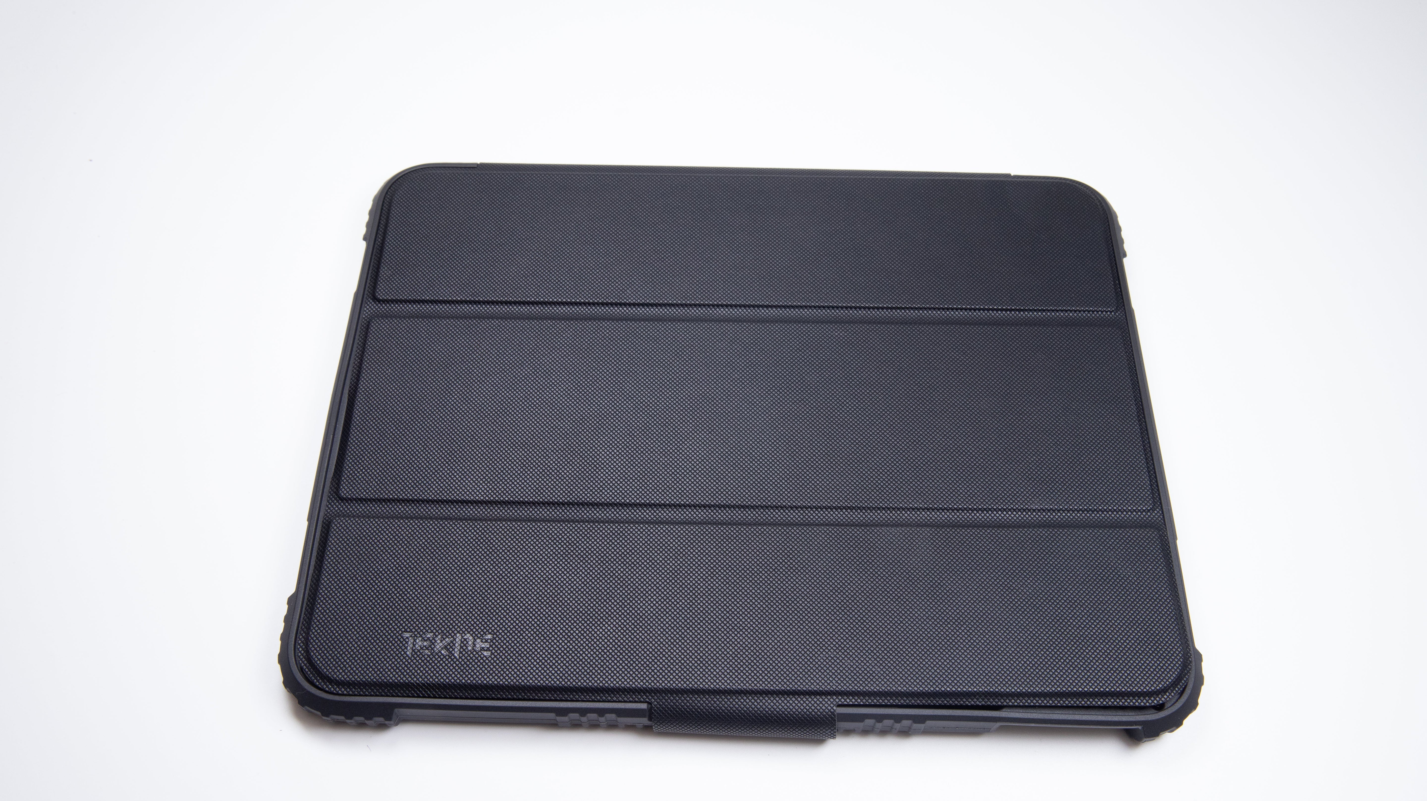 TEKNE Shockproof vegan leather case with stand function for New iPad 11" -Black