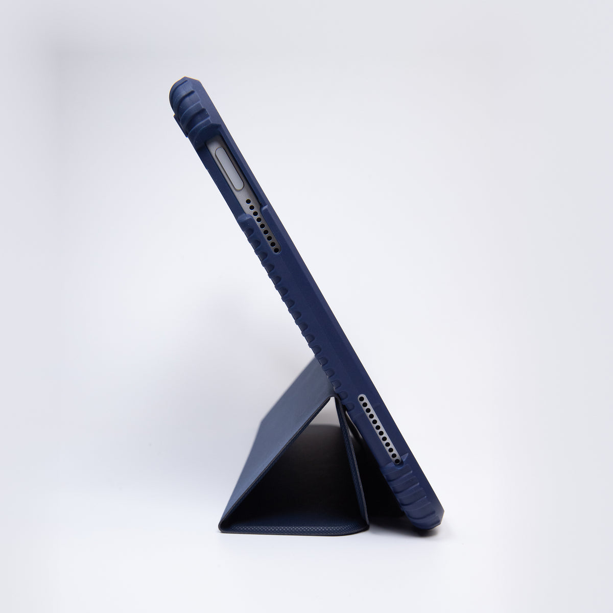TEKNE Shockproof vegan leather case with stand function for New iPad 11" -Blue