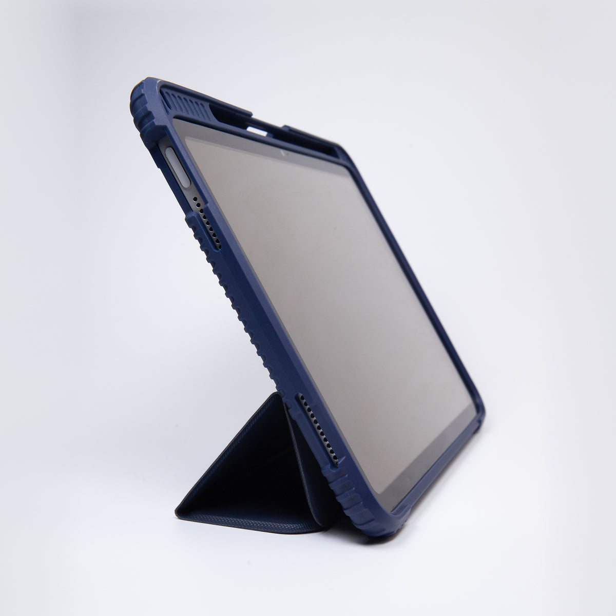 TEKNE Shockproof vegan leather case with stand function for New iPad 11" -Blue