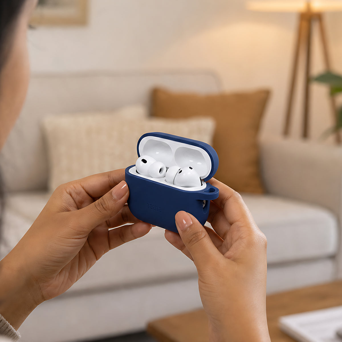 TEKNE Silicone Case for Airpods Pro3 -Blue