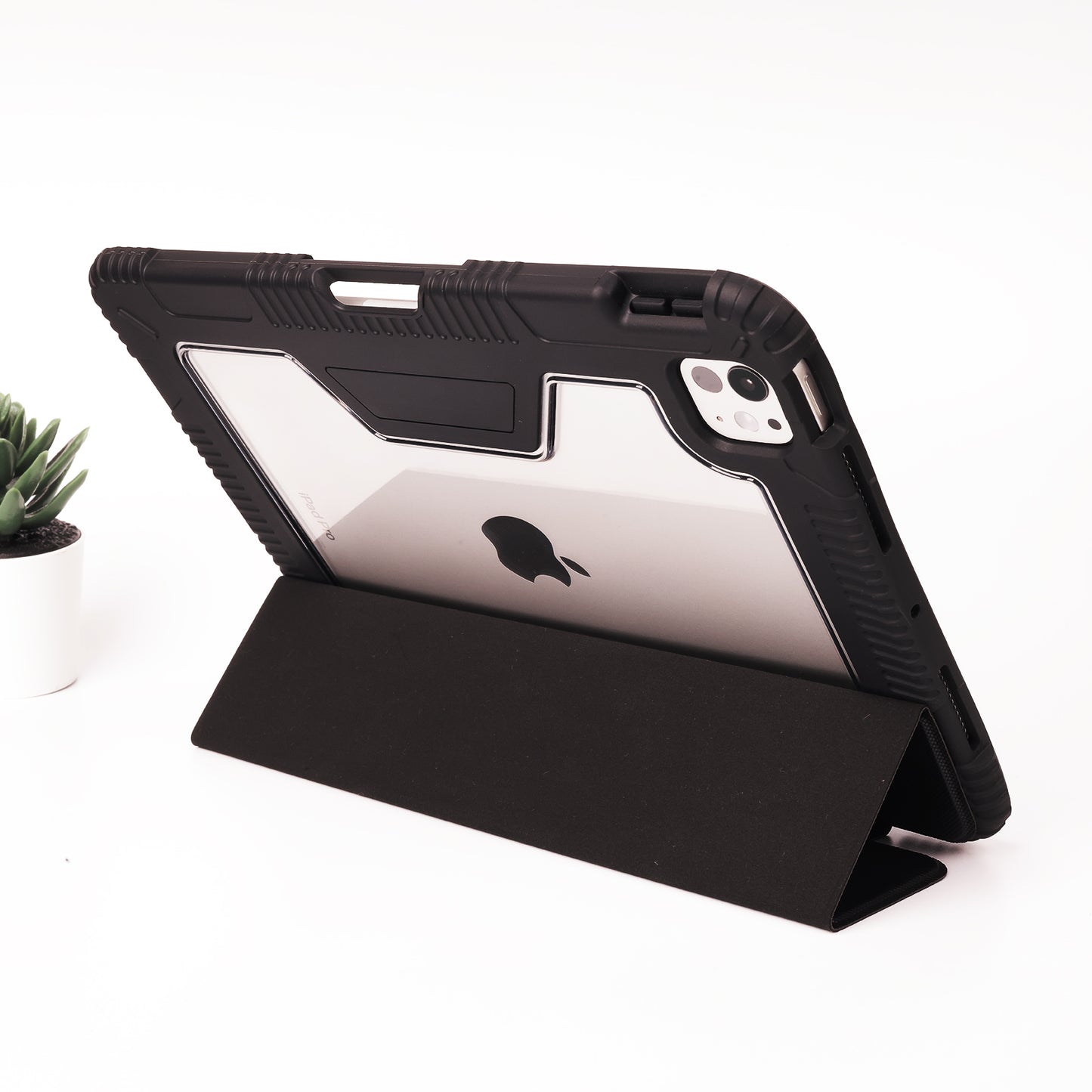 Tekne Shockproof Vegan Leather Case with Stand – iPad Pro 13 (M4)