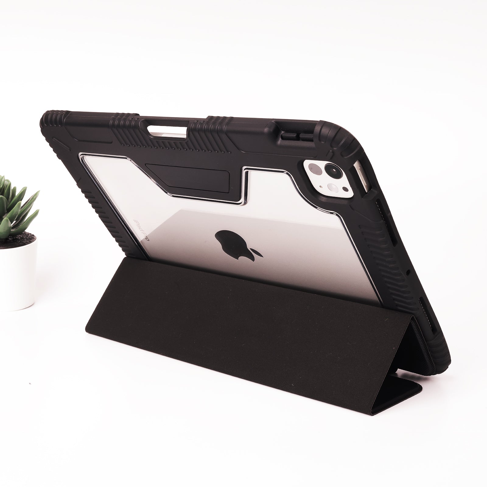 Tekne Shockproof Vegan Leather Case with Stand – iPad Pro 13 (M4)