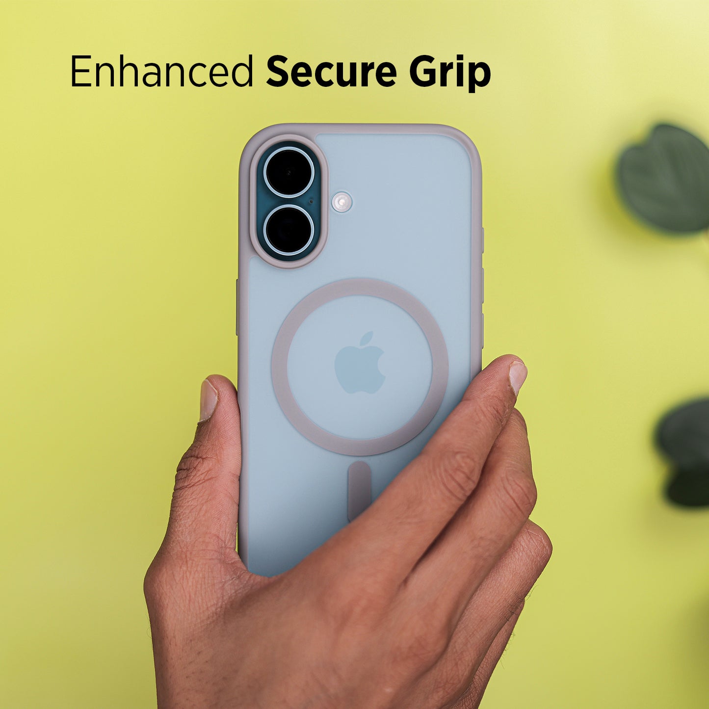 Tekne Matt MagSafe Case for iPhone 16 | Matte Finish | MagSafe Compatible & Scratch-Resistant - Grey