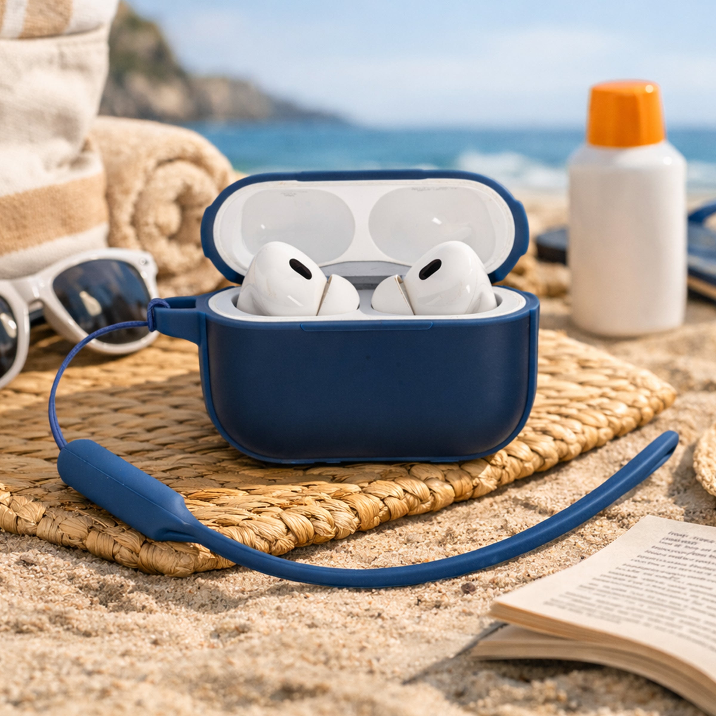 TEKNE Hybrid shockproof case for Airpods-Blue