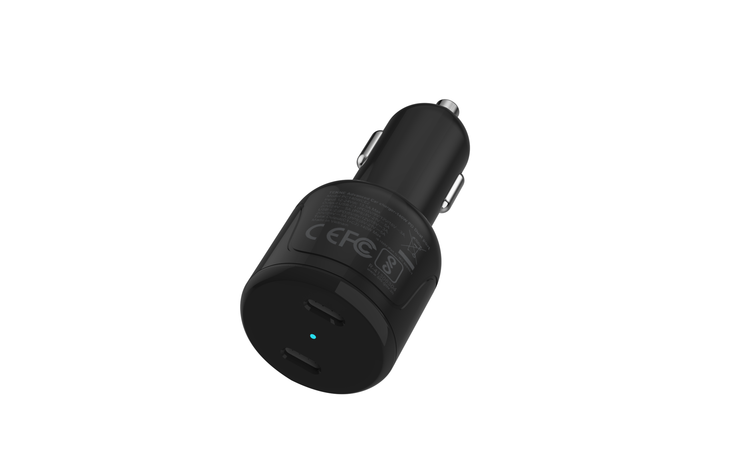 TEKNE Advanced Car charger-140W PD Dual port
