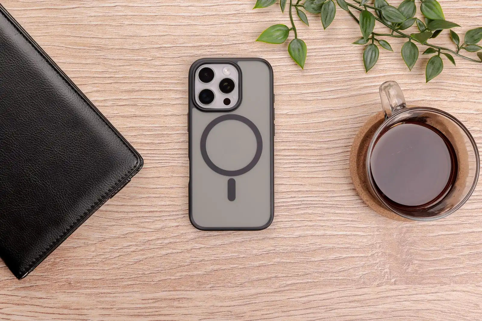 TEKNE ARMOUR Case for iPhone 16 Pro | Rugged Drop Protection | Shockproof & Secure Grip - Black