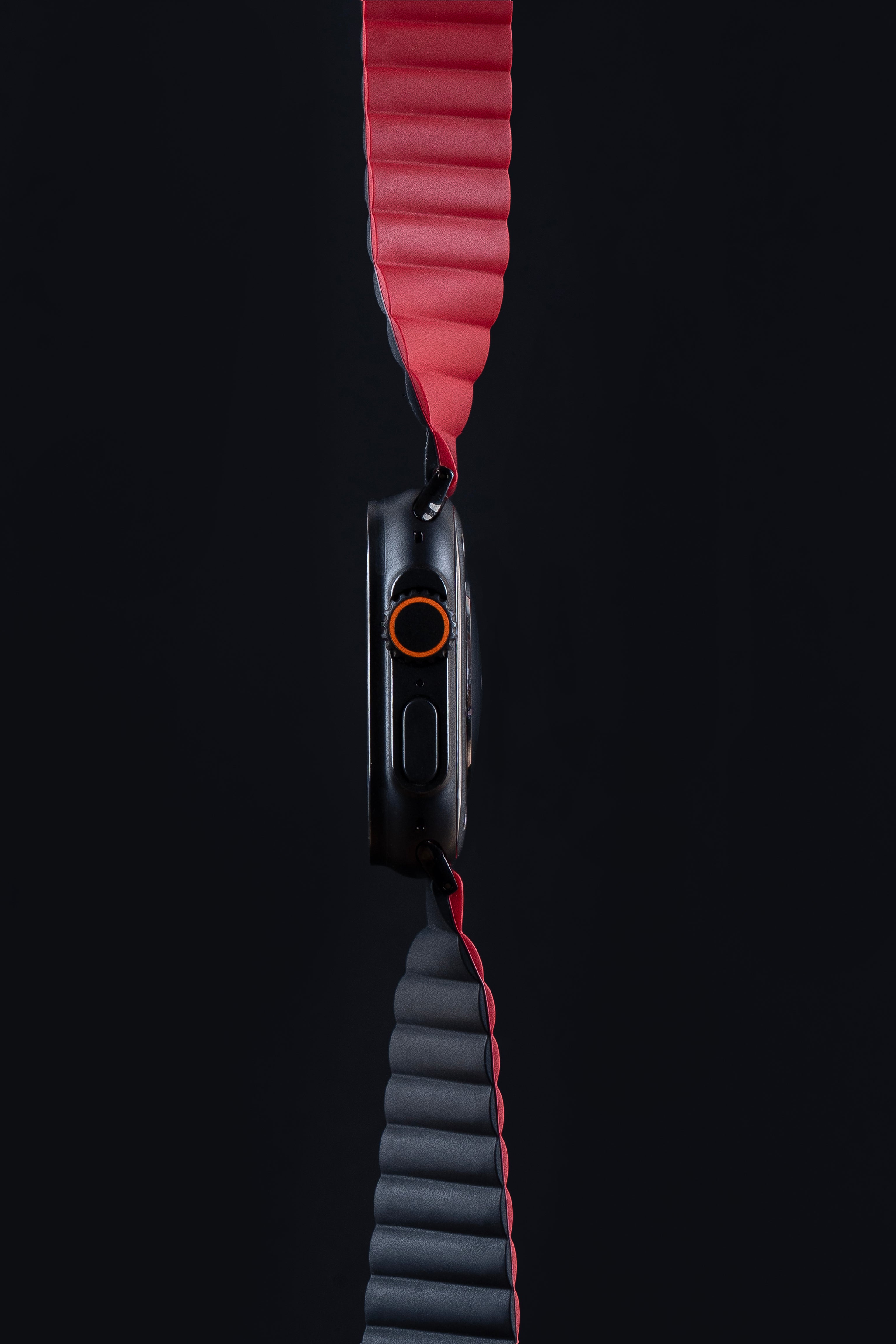 Tekne Reversible Magnetic Silicone Band|Red-Black