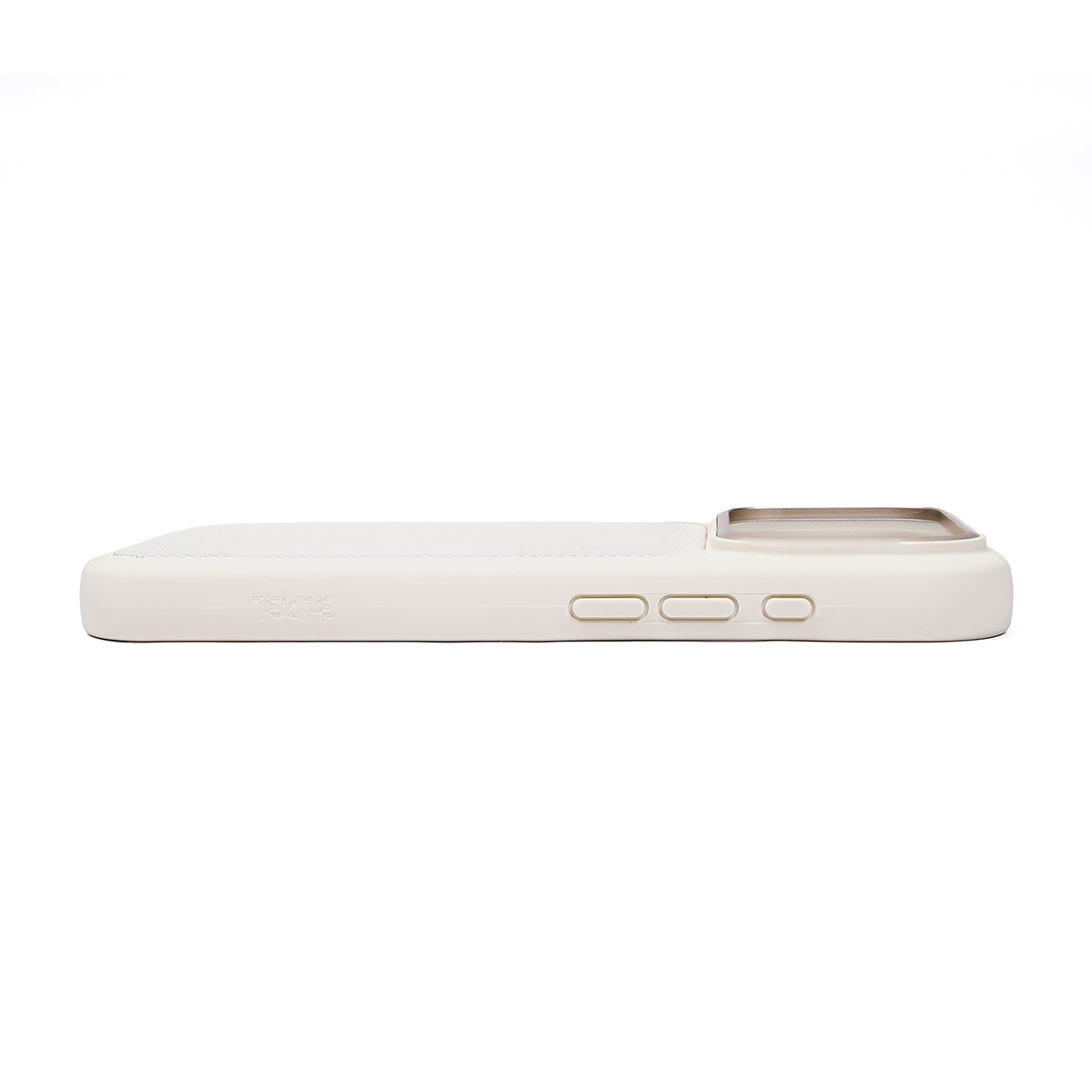 Tekne Silicone Weave case for iPhone 18 Pro- Cream