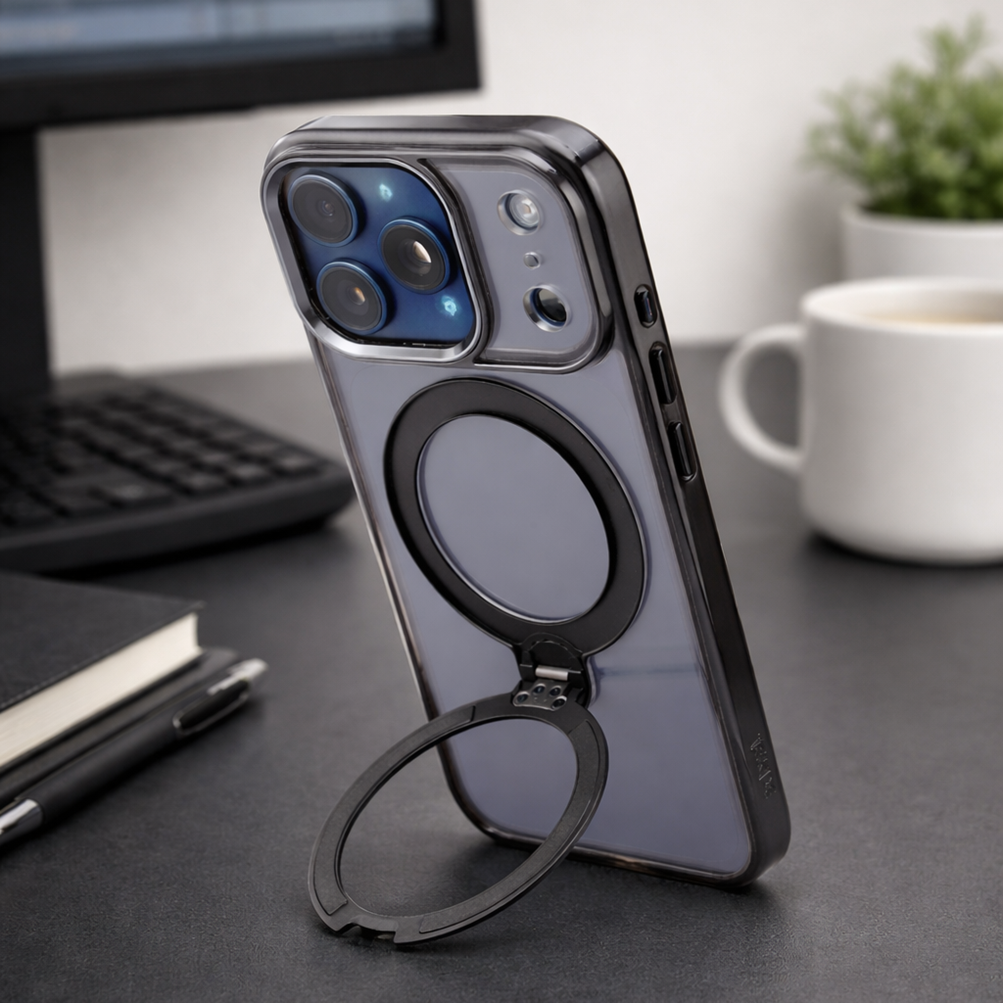 TEKNE Crystal360 Case for iPhone 17 Pro-Black