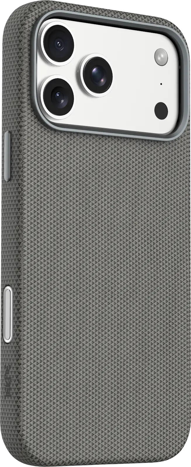 TEKNE Textura Vegan Leather Case for iPhone 17 Pro Max-Grey