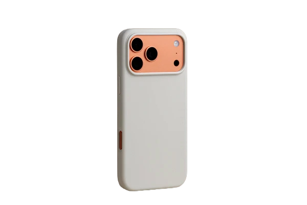 TEKNE Silicone Case Compatible with MagSafe for iPhone 17 Pro Max-Beige