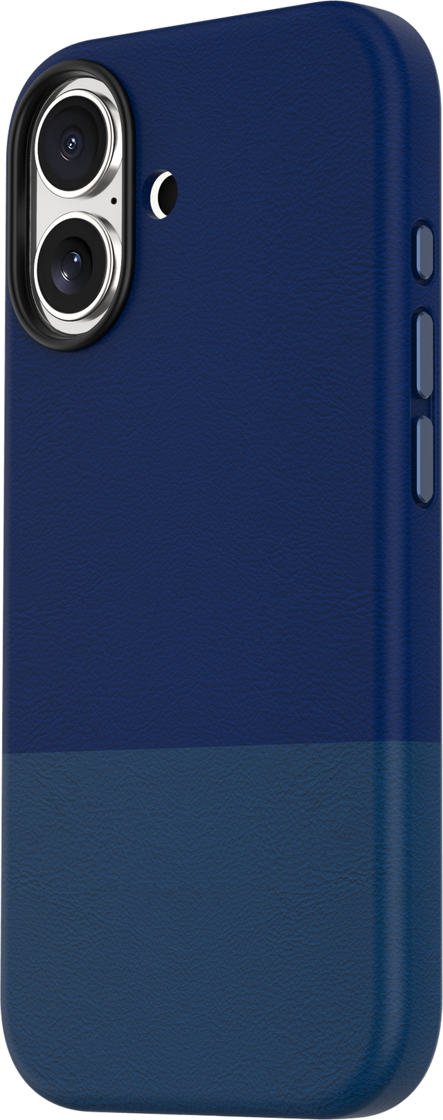 TEKNE DualTone Vegan Leather Case for iPhone 17 -Blue