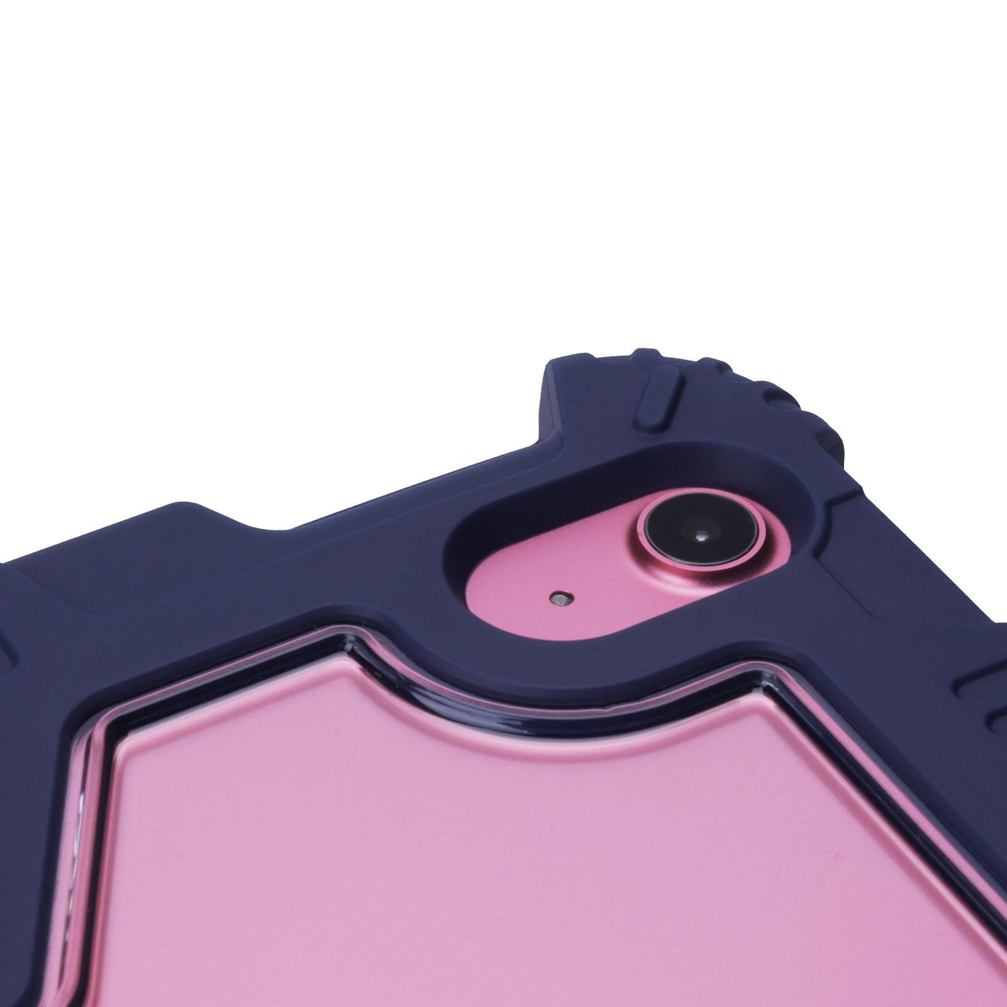 Tekne Shockproof Vegan Leather Case for iPad 10th Gen 10.9 inch | Stand Function | Drop Protection - Blue