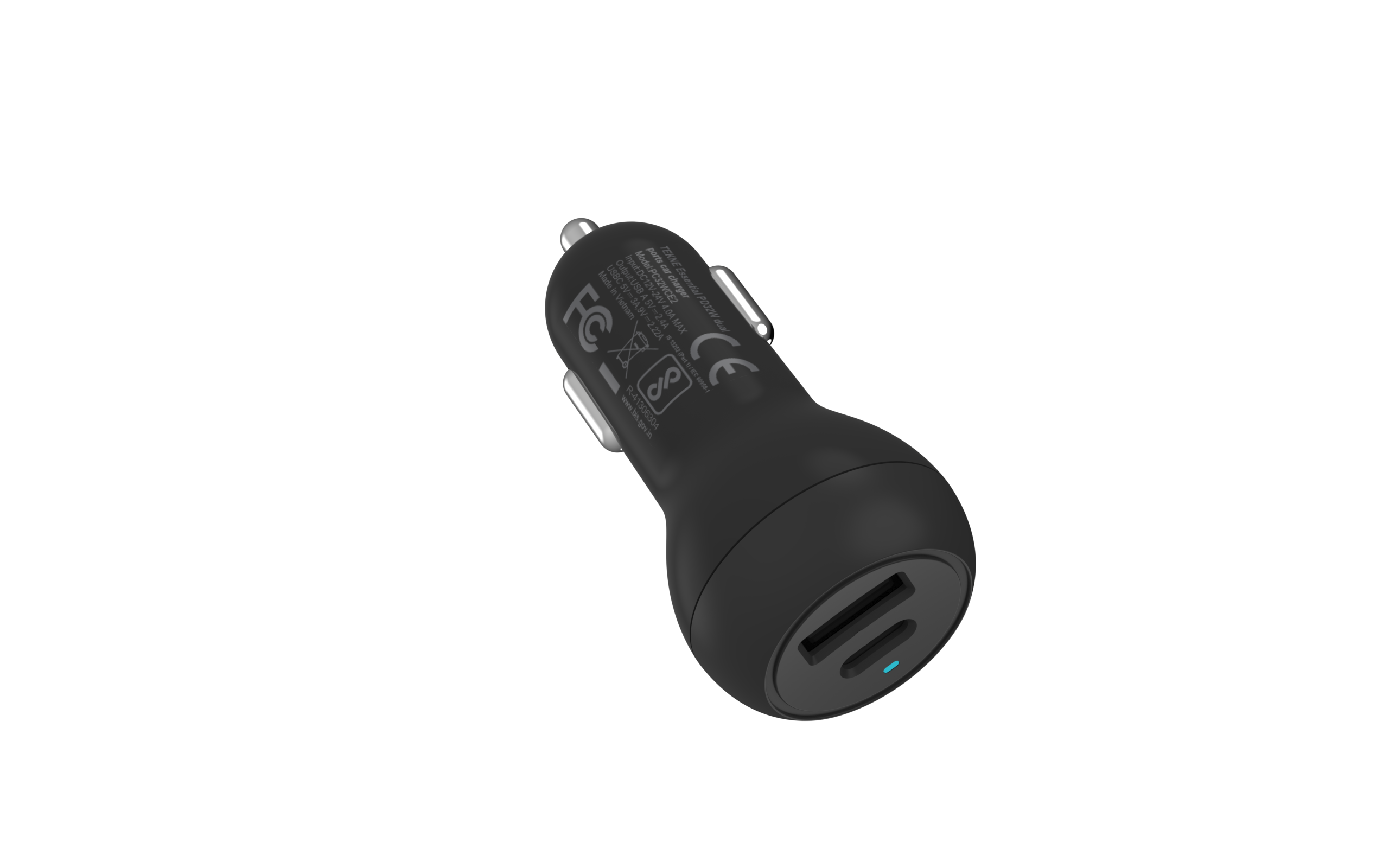 TEKNE Essential PD32W dual ports car charger