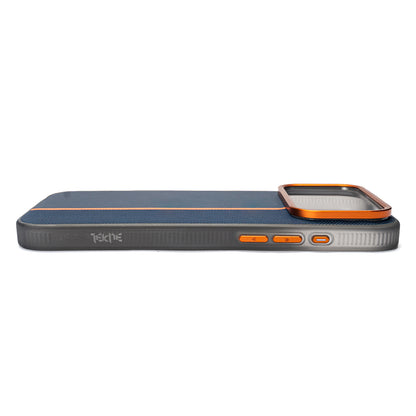 Tekne TwoTone Leather Case for iPhone 18 ProMax- Blue