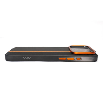 Tekne TwoTone Leather Case for iPhone 18 ProMax- Black