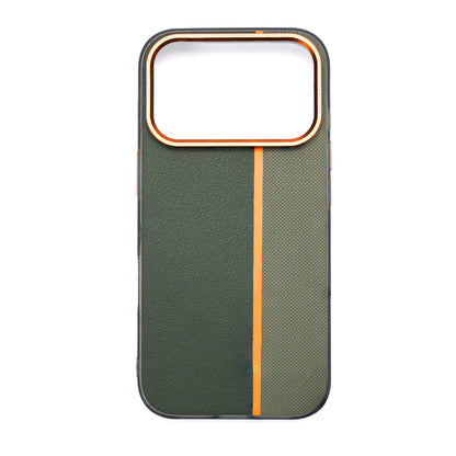 Tekne TwoTone Leather Case for iPhone 18 Pro- Green